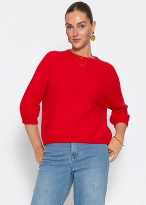 Knit top - red