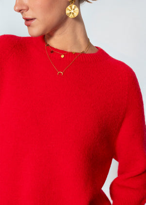 Knit top - red