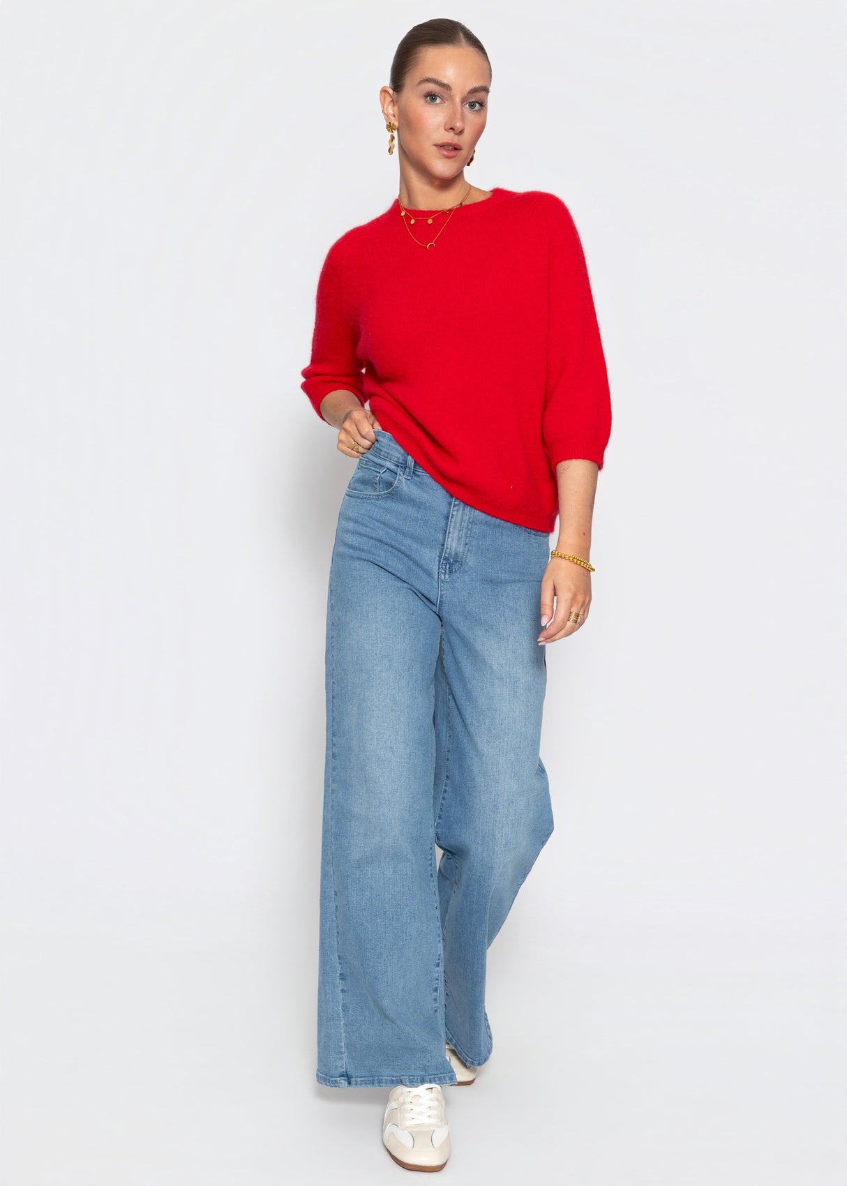 Knit top - red