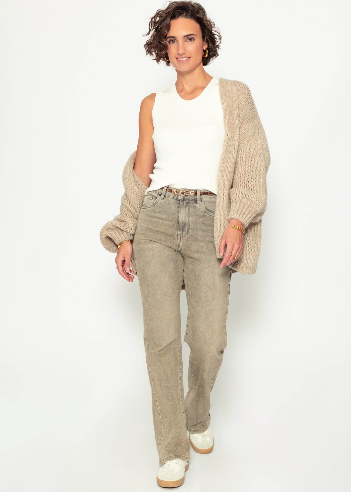 Knitted top - off-white