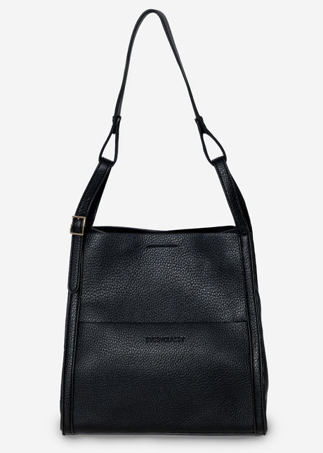 Bag with adjustable strap - black by SASSYCLASSY