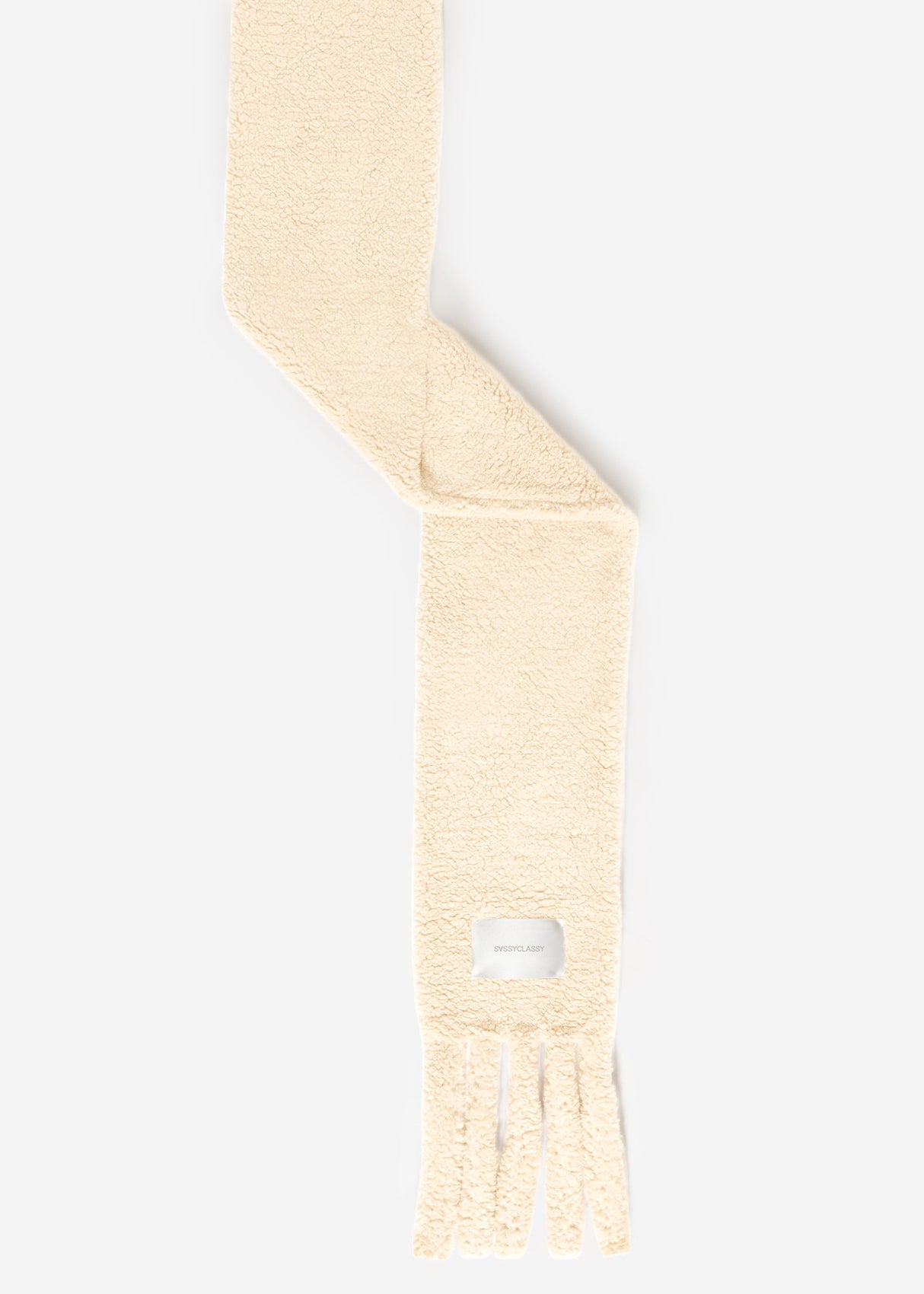 Teddy scarf - off-white