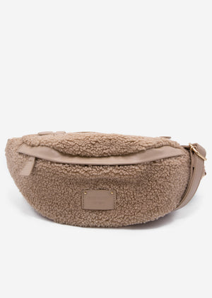 Teddy shoulder bag - beige