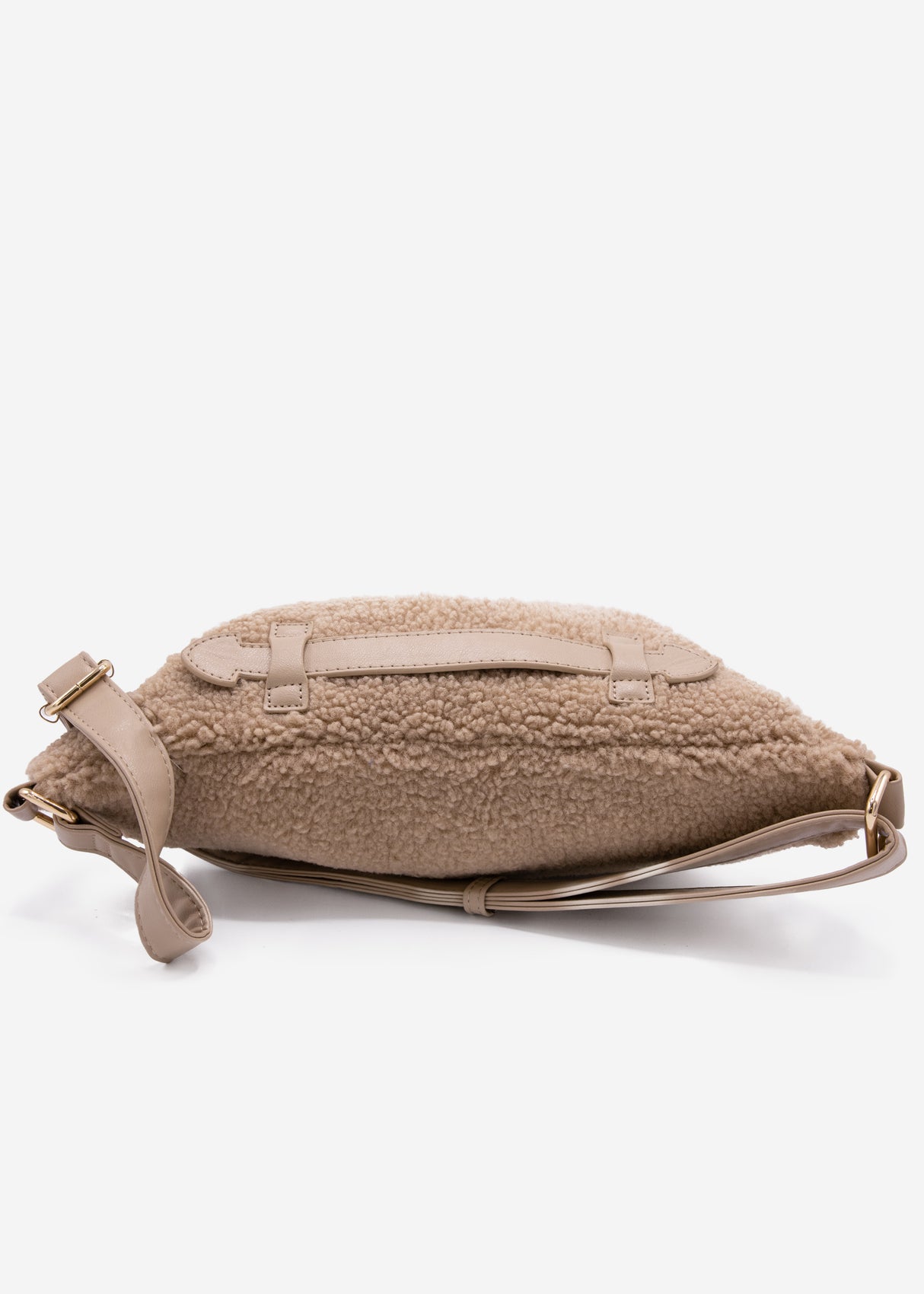 Teddy shoulder bag - beige