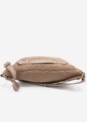 Teddy shoulder bag - beige