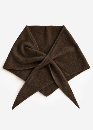 Triangle Schal - braun