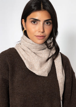Triangle Schal - taupe