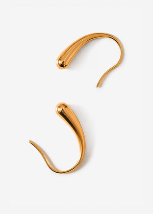 Tropfen Ohrring - gold