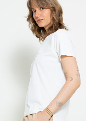 T-Shirt LUCKY, off-white
