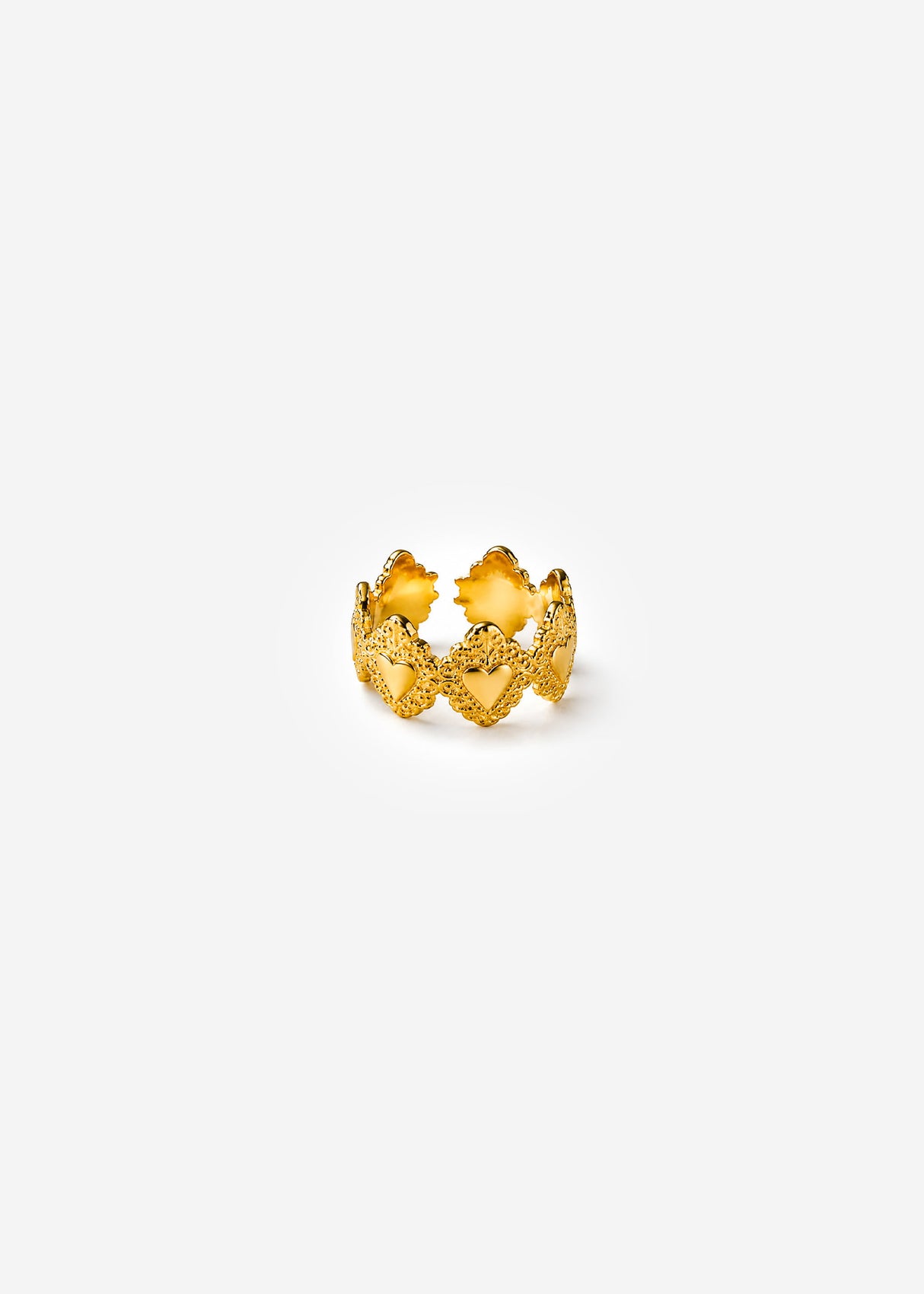 Vintage Herzring - gold