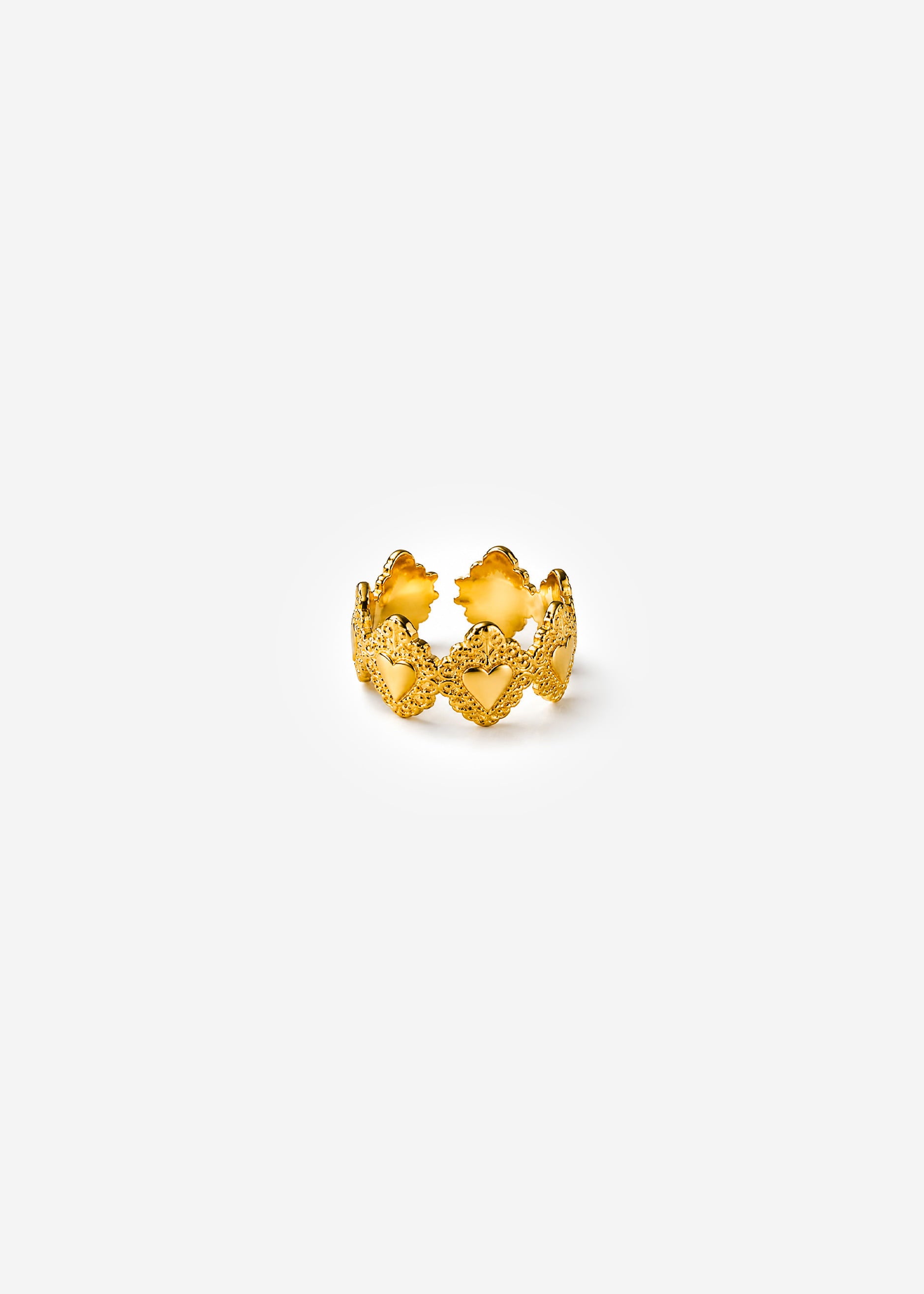 Vintage Herzring - gold