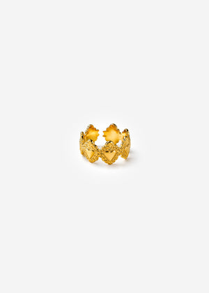 Vintage Herzring - gold