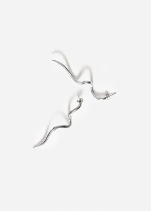 Wave Ohrstecker - silber