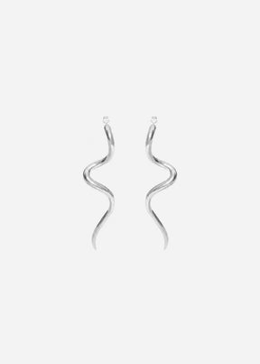 Wave Ohrstecker - silber
