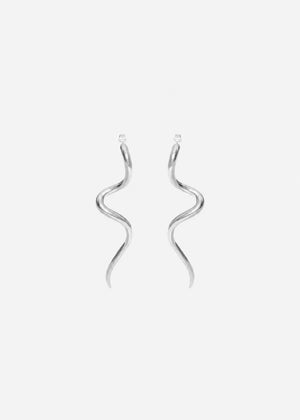 Wave Ohrstecker - silber