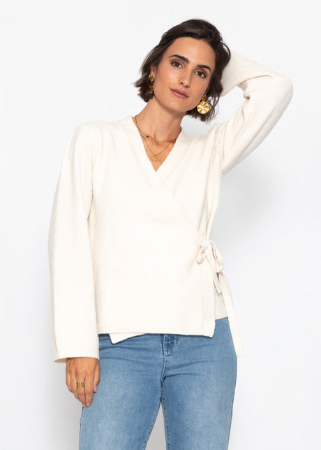 Wickelcardigan - offwhite von SASSYCLASSY