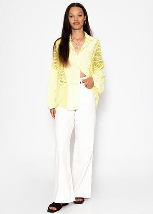 Wide Leg Jeans with a high covenant - OffWhite