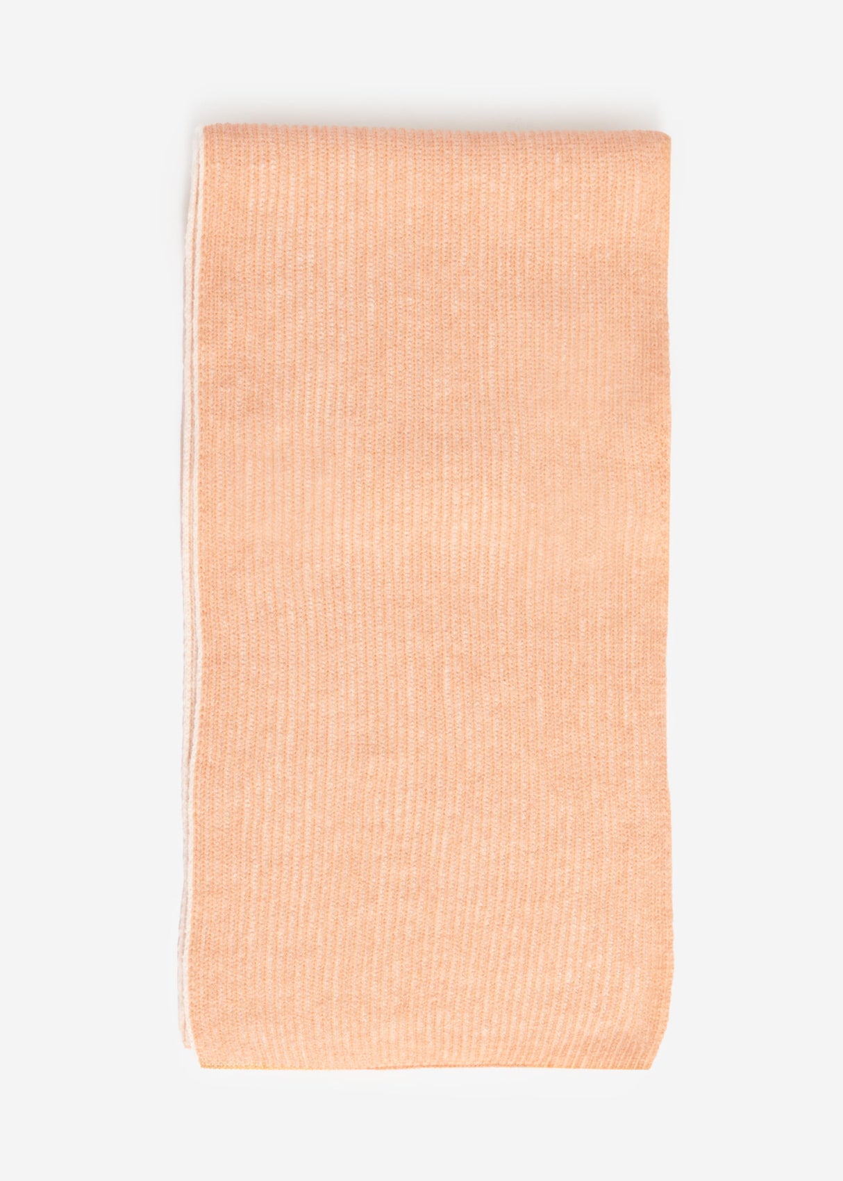 Two-tone ribbed scarf - pink-light pink