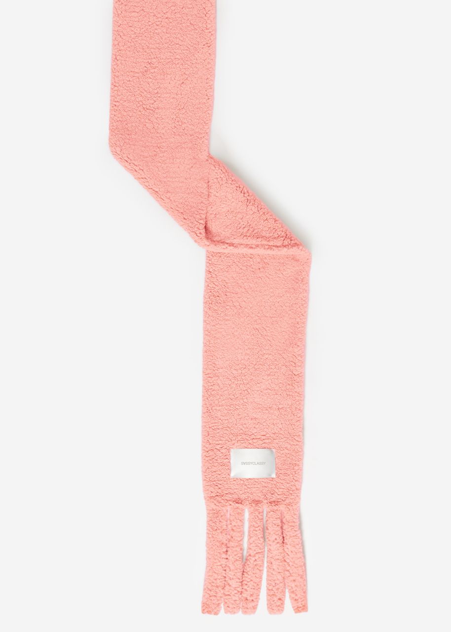 Teddy scarf - pink