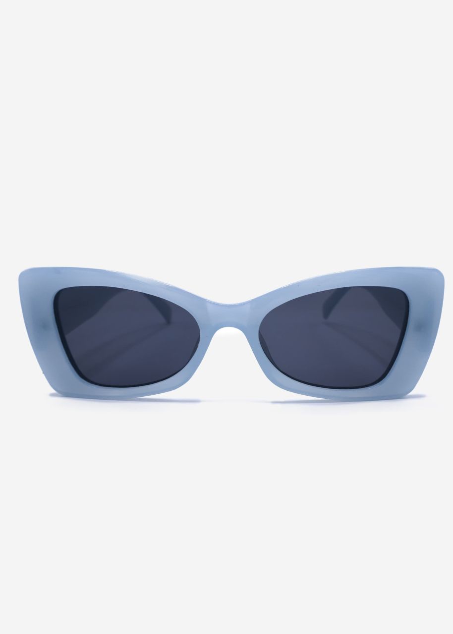 Square sunglasses - light blue