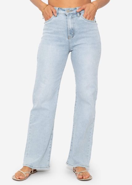 Straight leg jeans - light blue