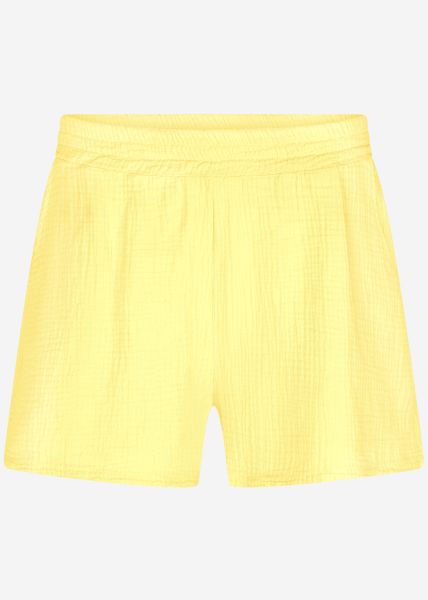 Muslin shorts, yellow