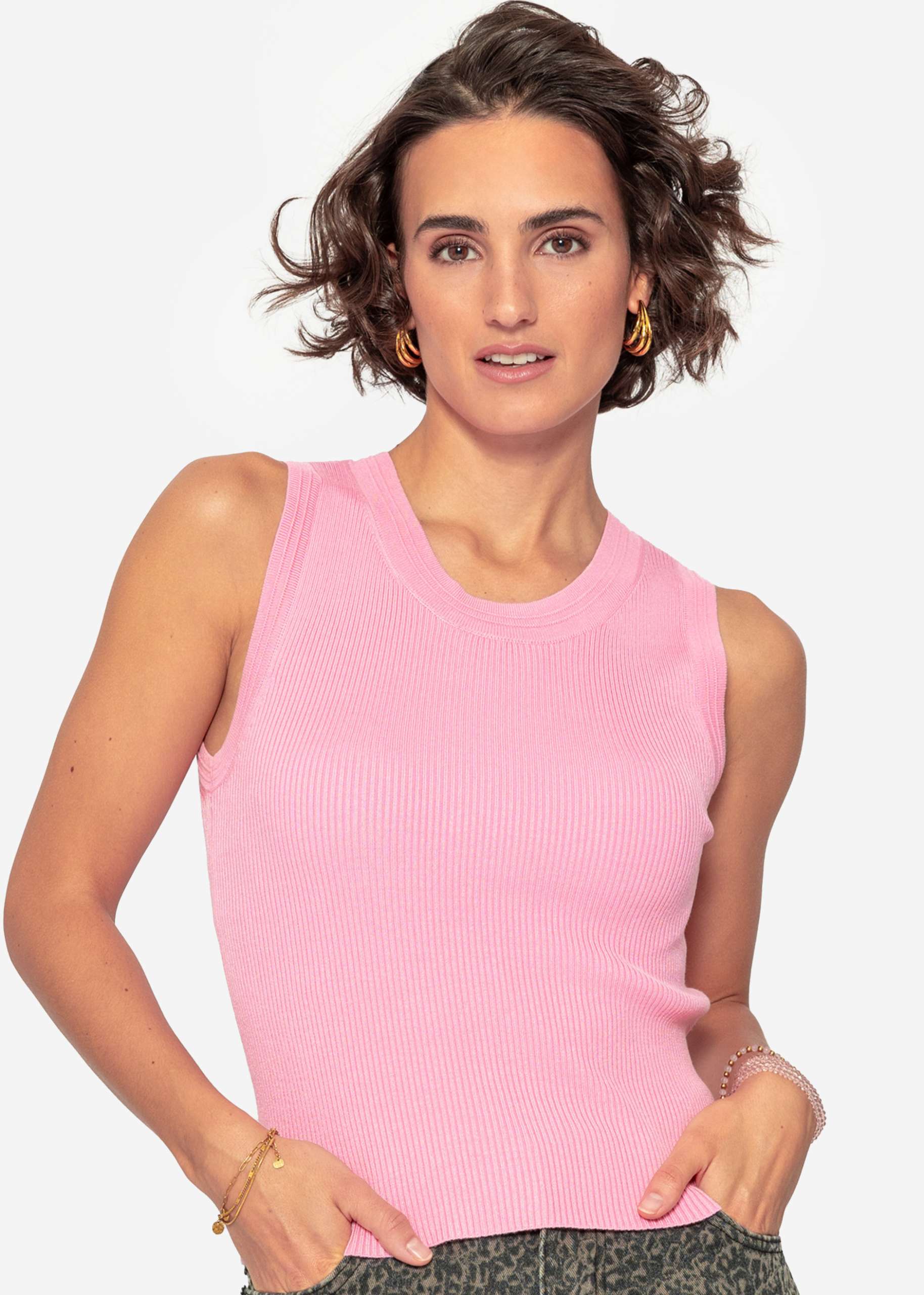 Knitted top - pink