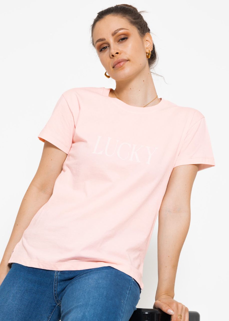 T-shirt LUCKY, pink