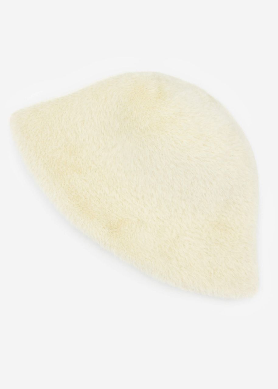 Faux fur hat - offwhite