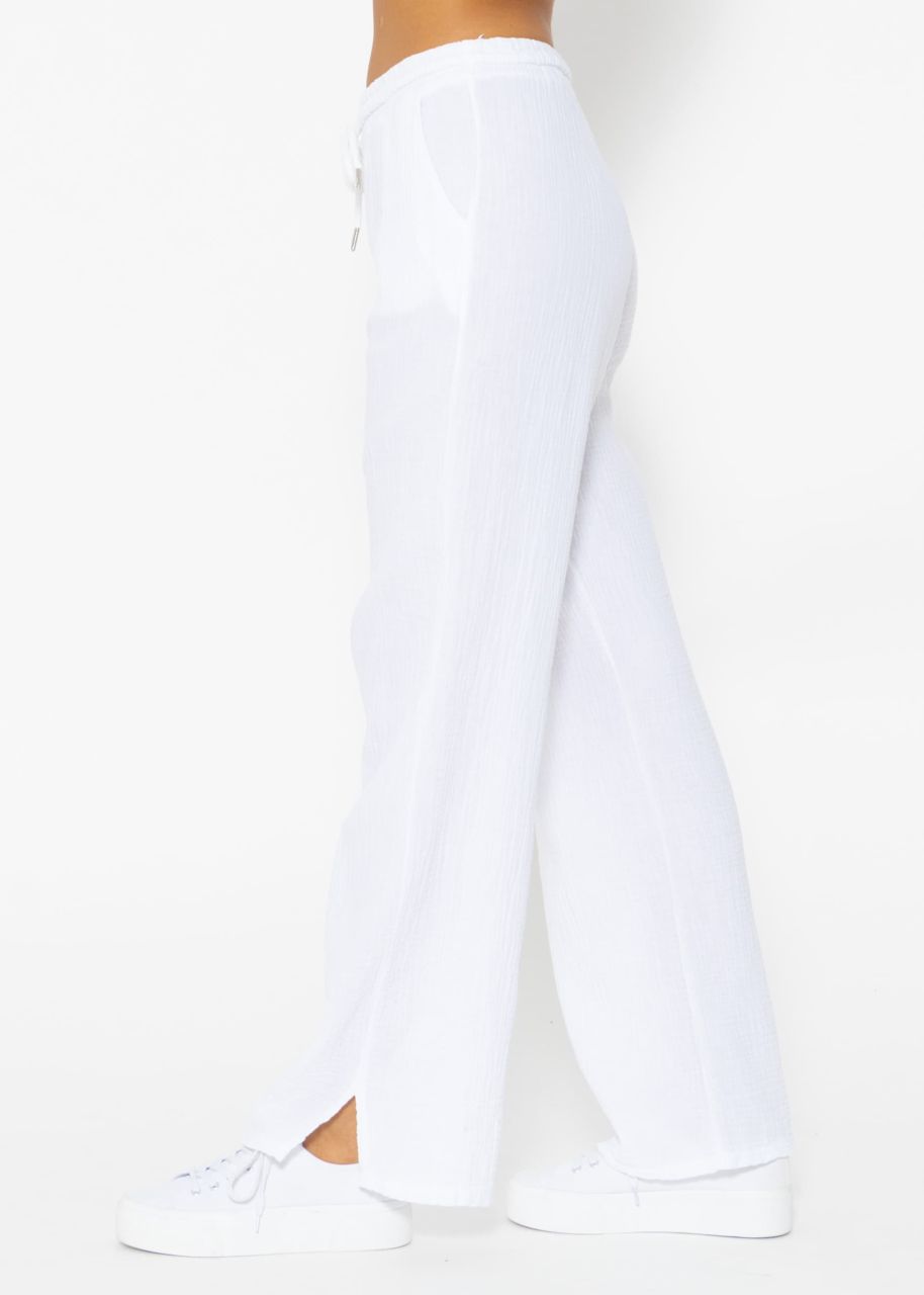 Muslin Pants, white
