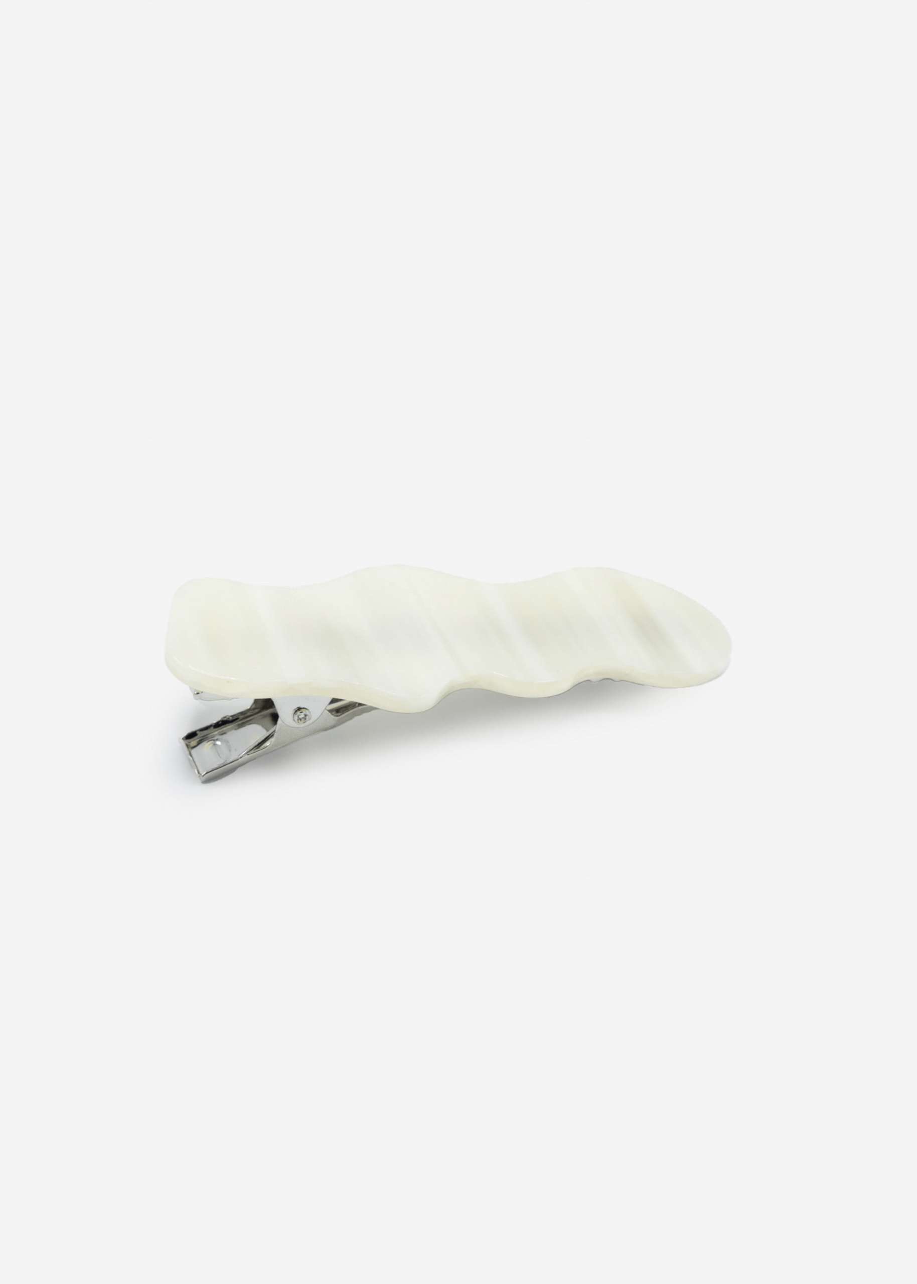 Hair clip - white