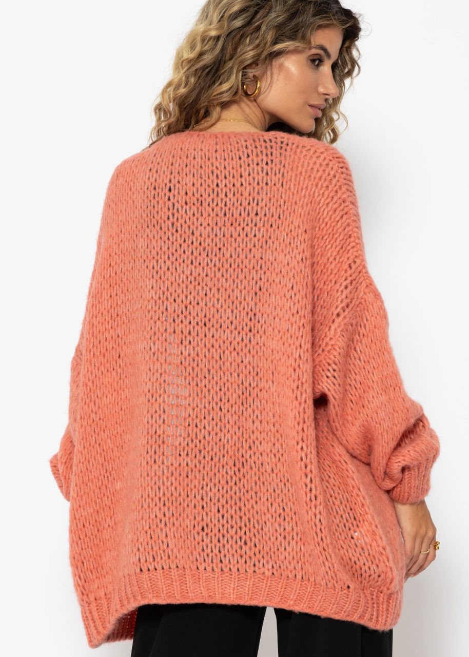 Oversize cardigan - apricot