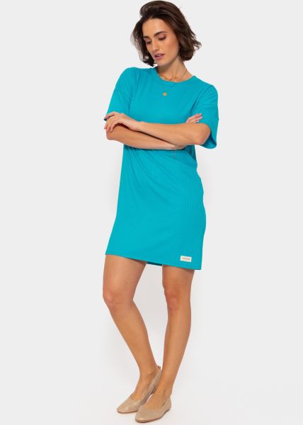 T-shirt dress - azure blue