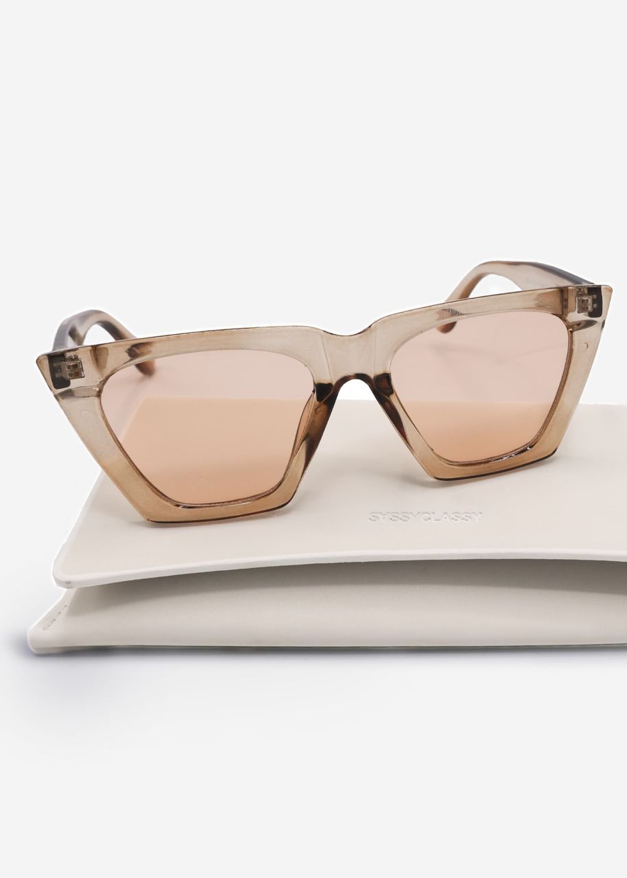 Cat Eye sunglasses - brown