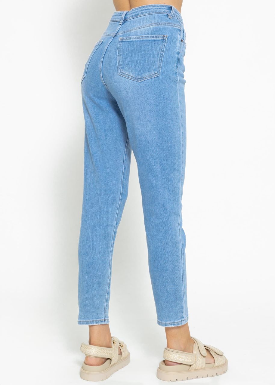 Relax Fit Highwaist Jeans, blue