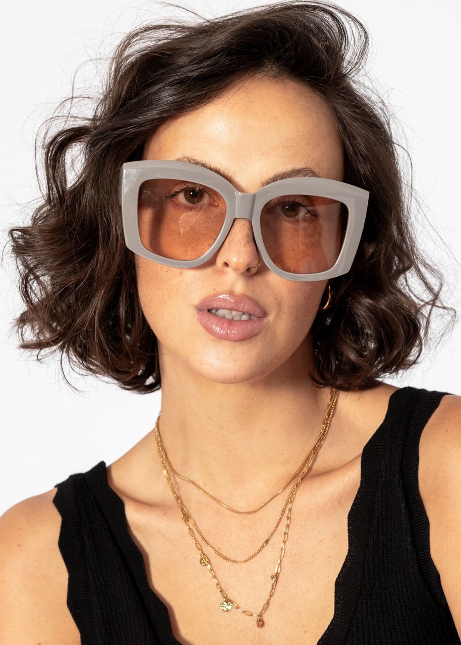 Oversize sunglasses - grey