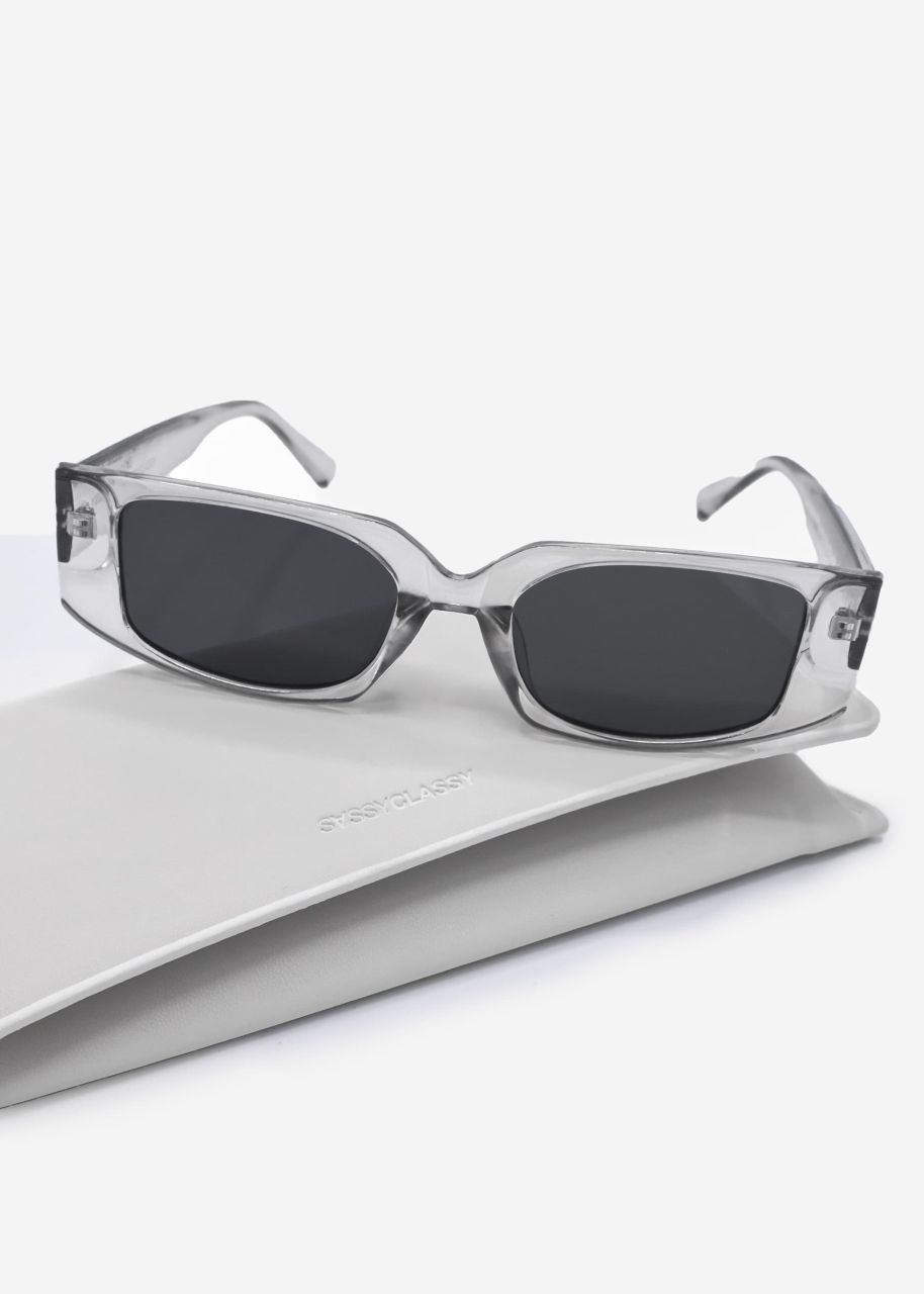 Transparent sunglasses - grey