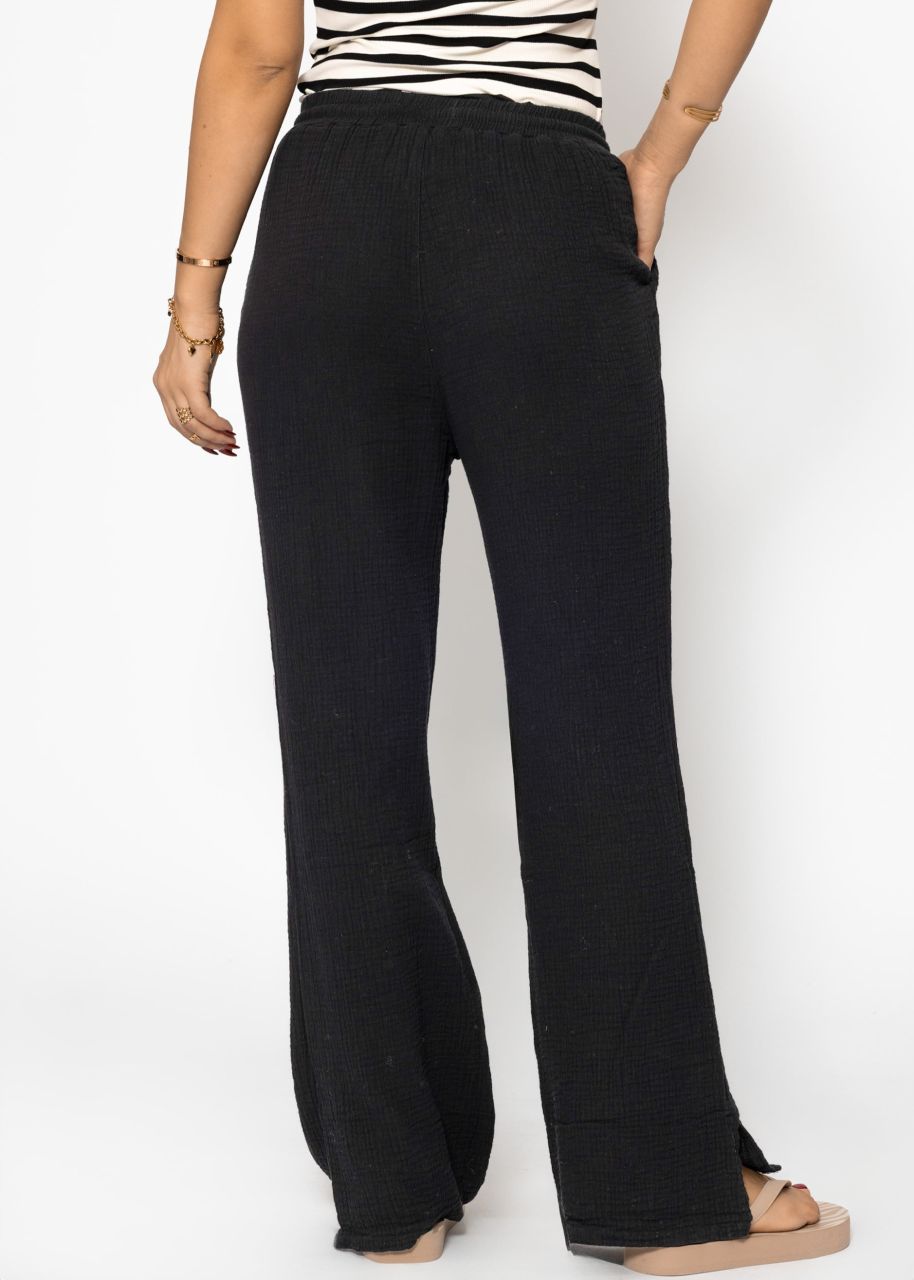 Muslin Pants, black