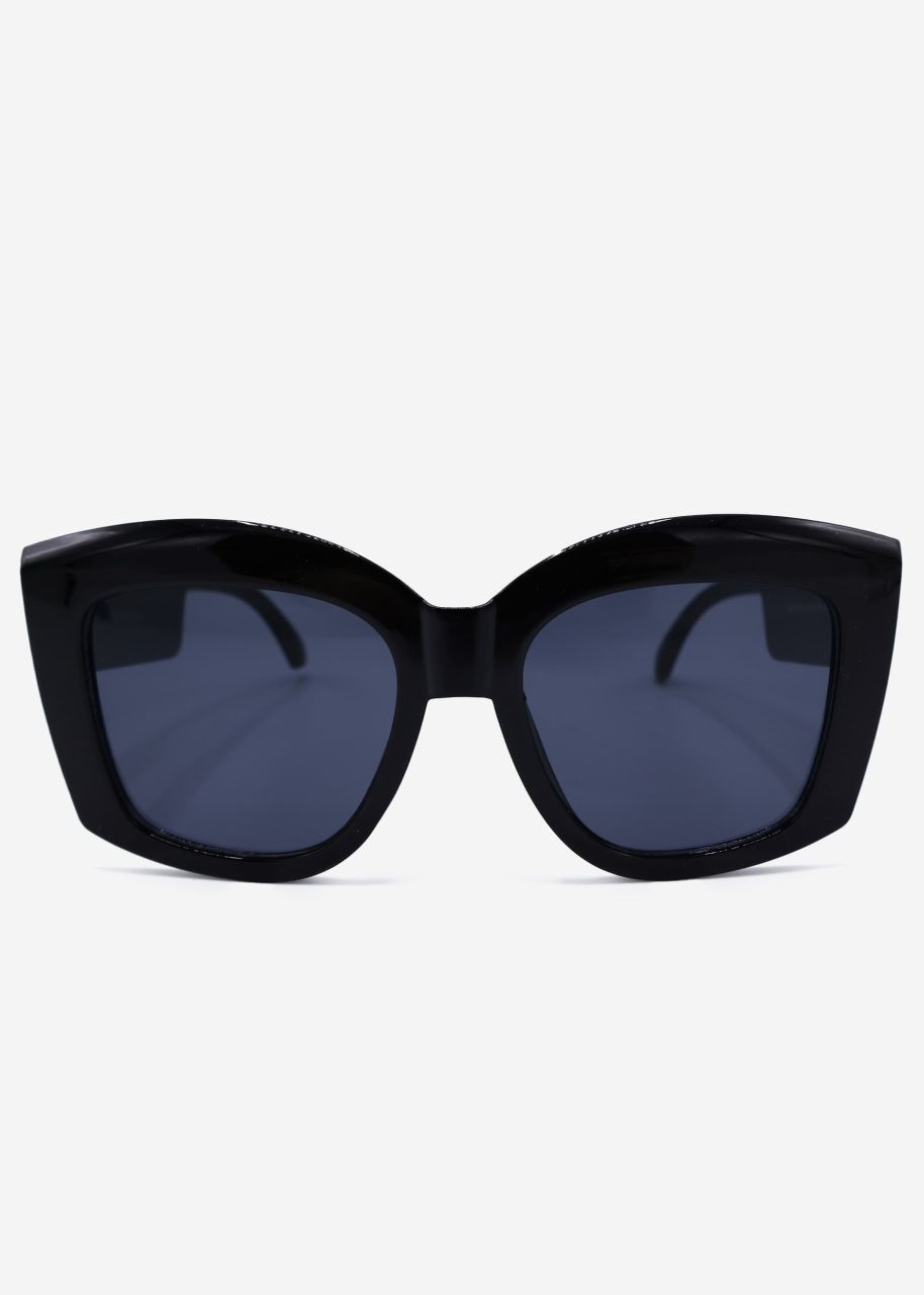 Oversize sunglasses - black