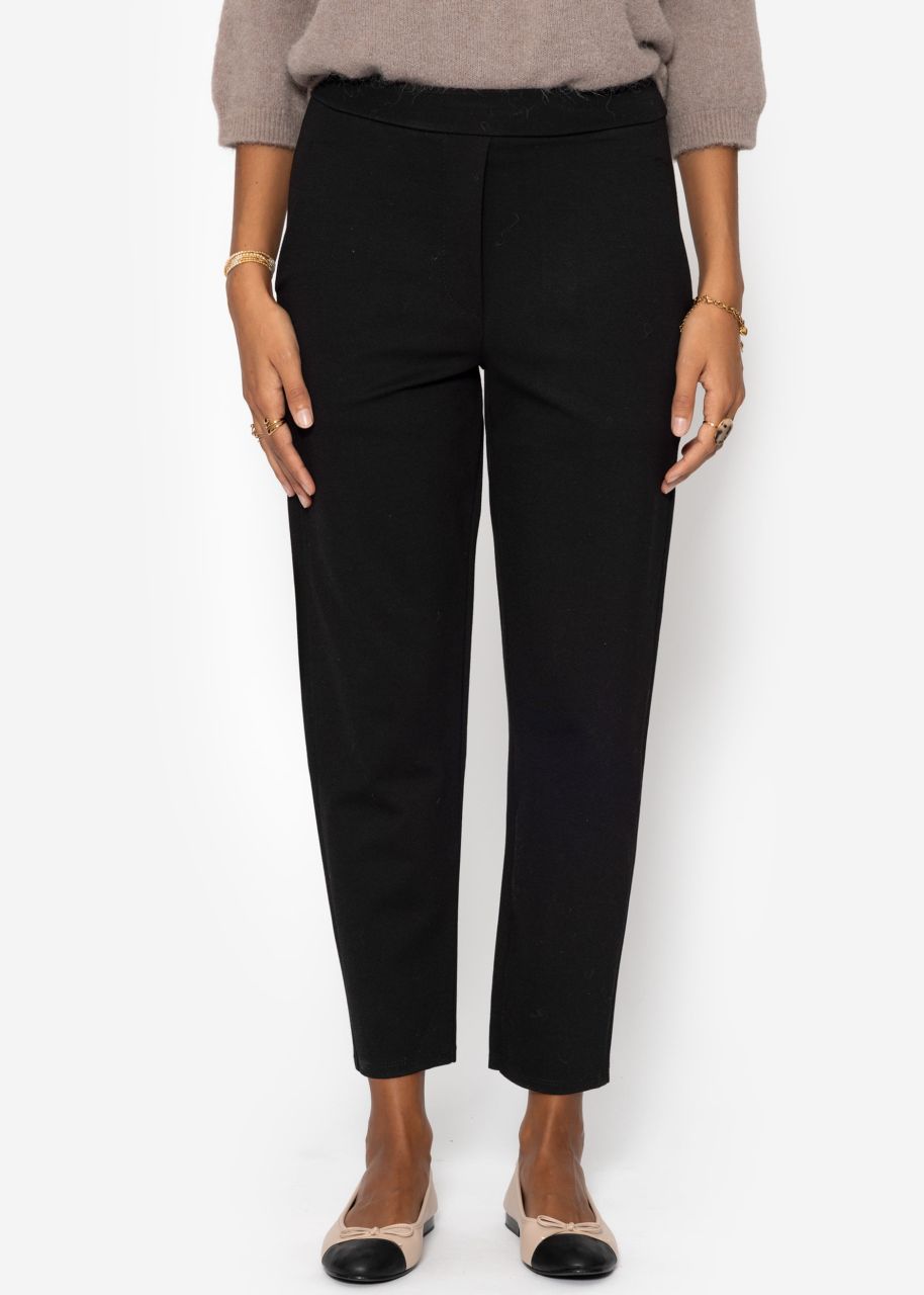 Jersey Chinos, black