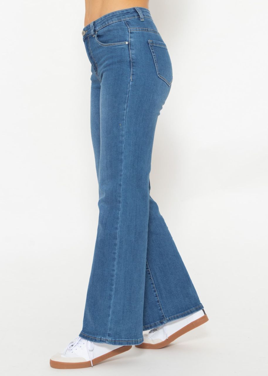 Flared jeans - medium blue