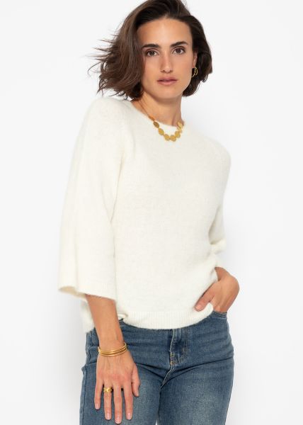 Knitted top - offwhite