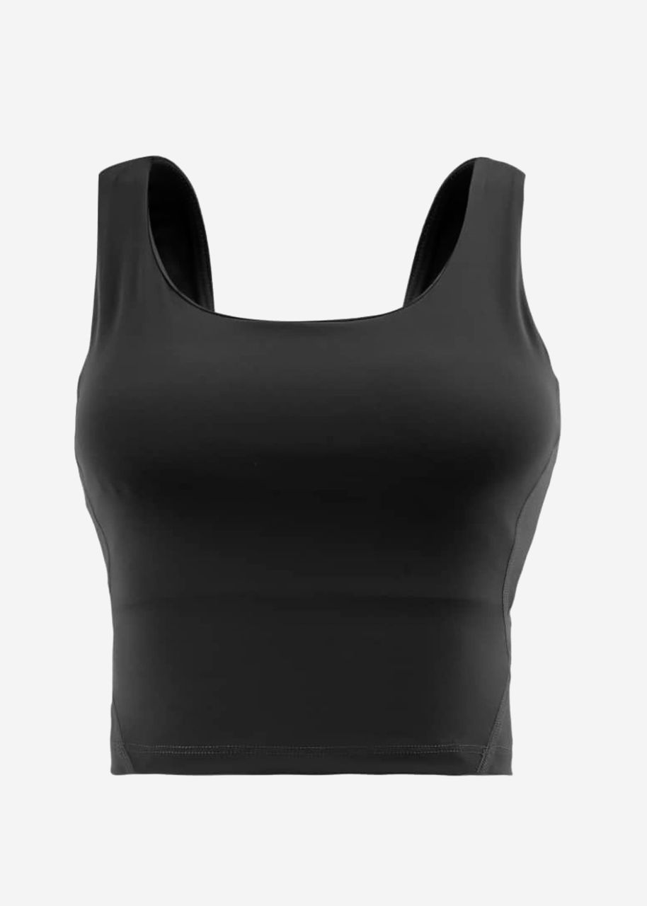 Basic sports bra - black