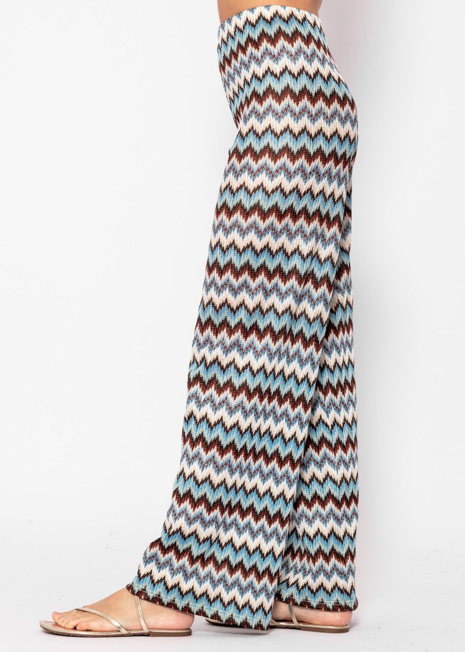 Slip-on trousers - blue