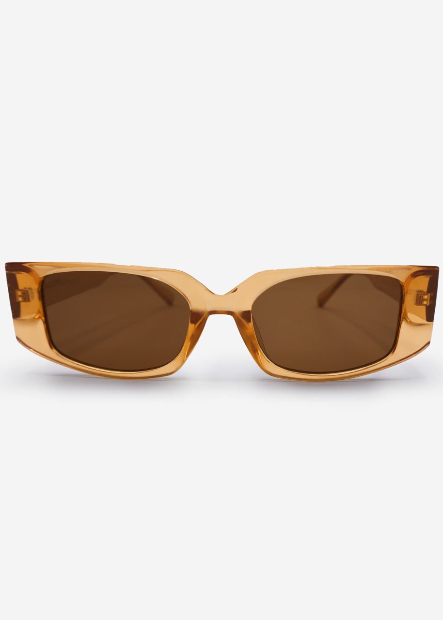 Transparent sunglasses - orange