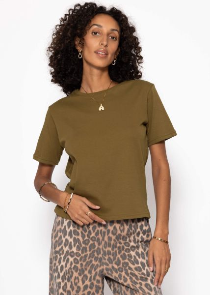 Round neck T-shirt - brown