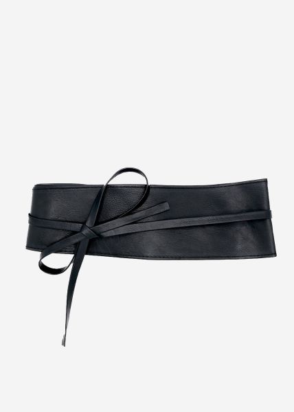Tie belt, black