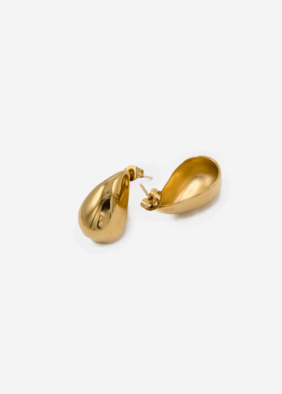 Drops stud earrings - gold