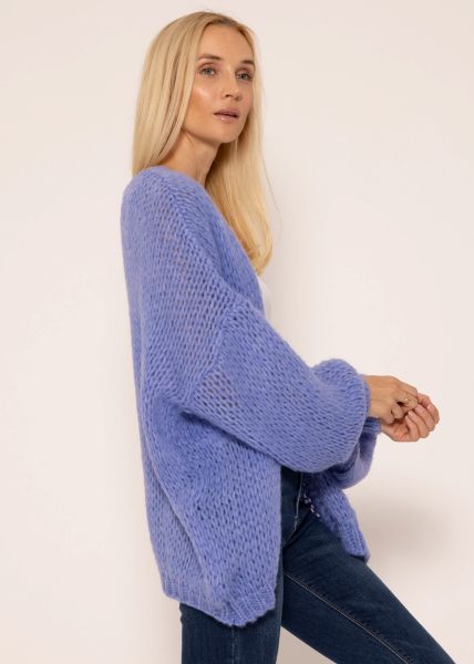 Oversize Cardigan - flieder
