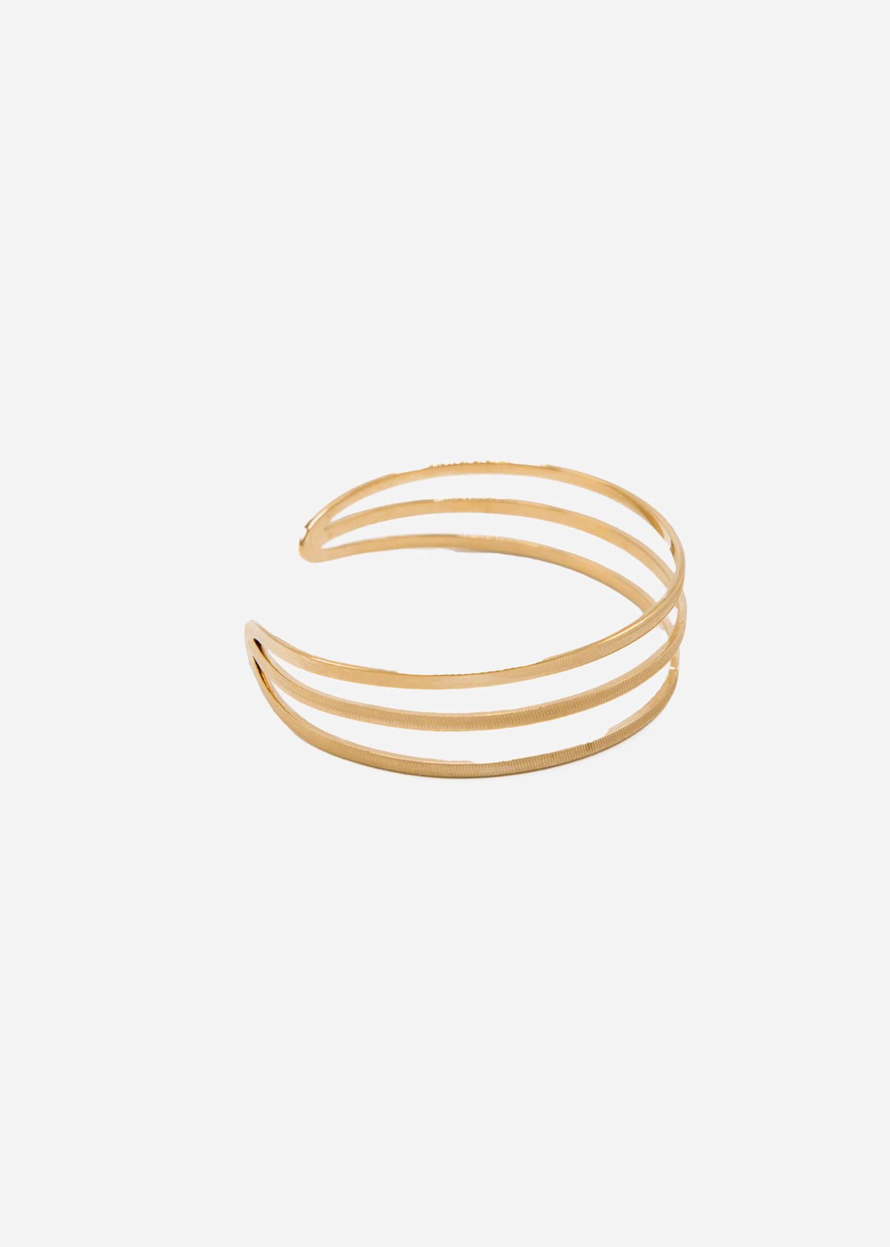 Three-link bracelet, gold